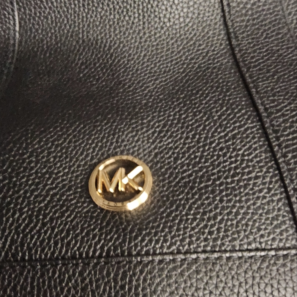 1Black Luisa Michael Kors Leather Satchel - Picture 11 of 16